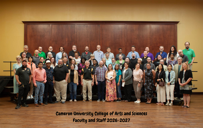College of Arts and Sciences Faculty and Staff 2026-2027