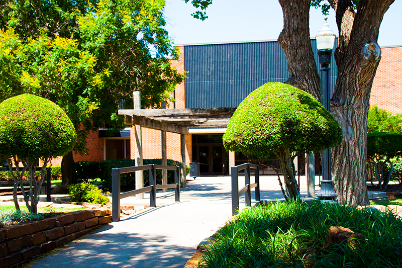 campus walkway