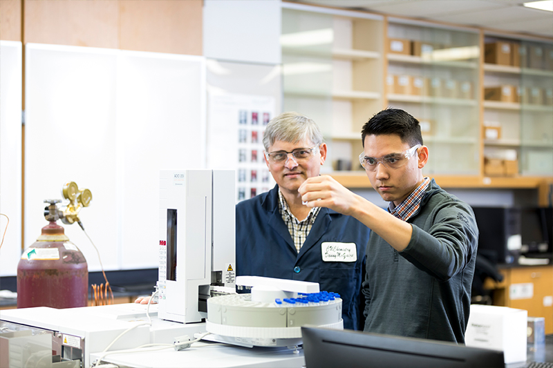 Students in lab