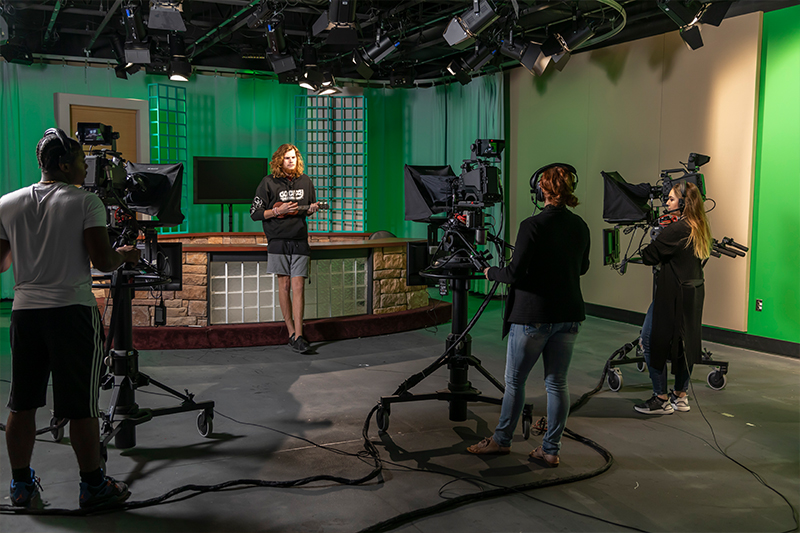 Newsroom and Broadcast studio