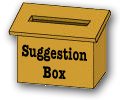 graphic of a suggestion box