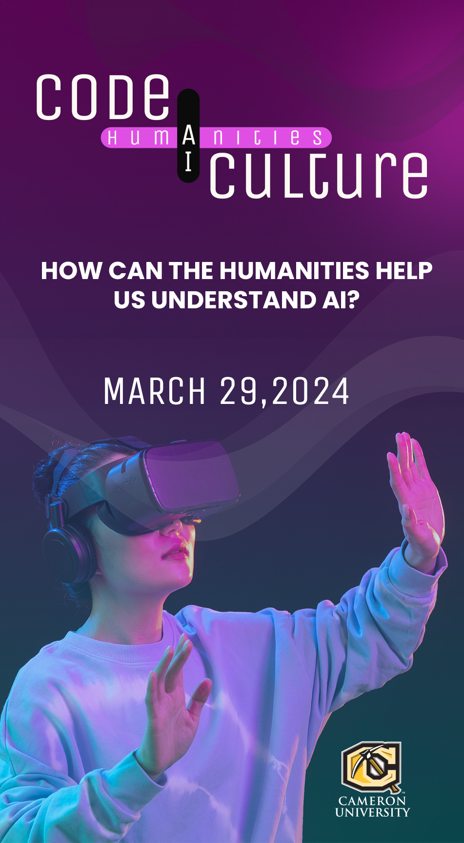CODE + Culture
AI Humanities
How can the humanities help us understand AI?
March 29, 2024