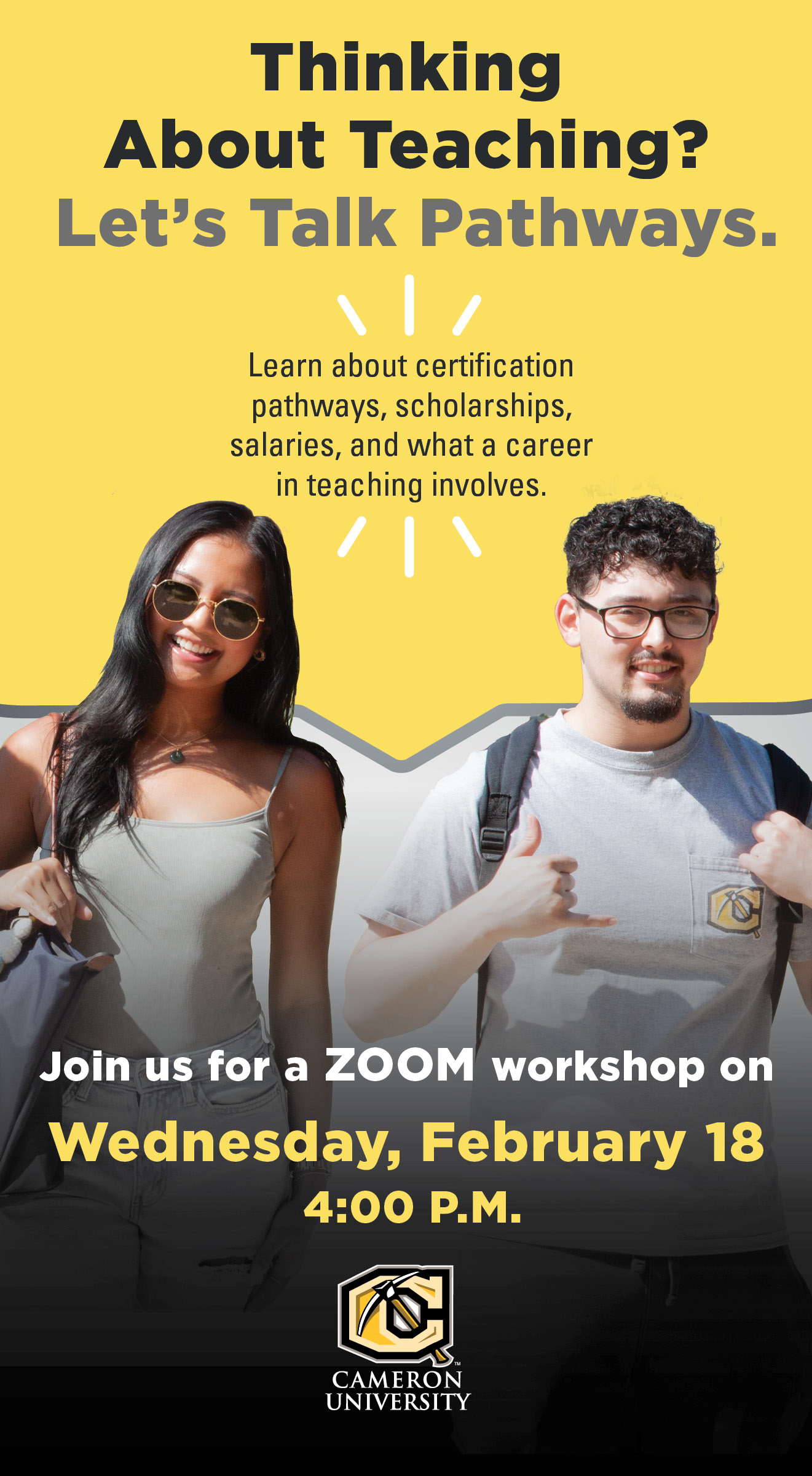 Teaching Fundamentals Workshop on Wed., Feb. 18, at 4 p.m.